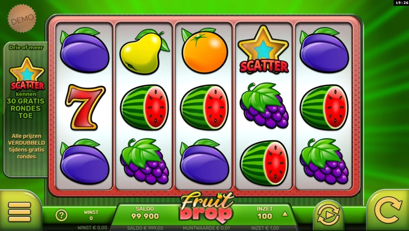 Fruit Drop slot demo